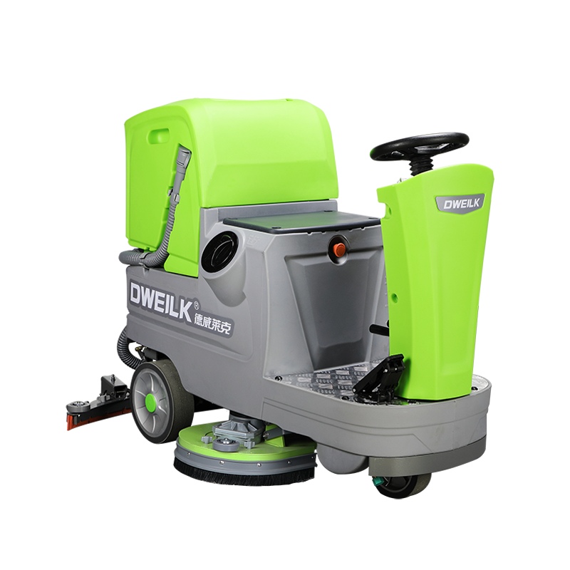 13790德威莱克驾驶式洗地车加液版dw700b工业洗地机商用驾驶式拖地